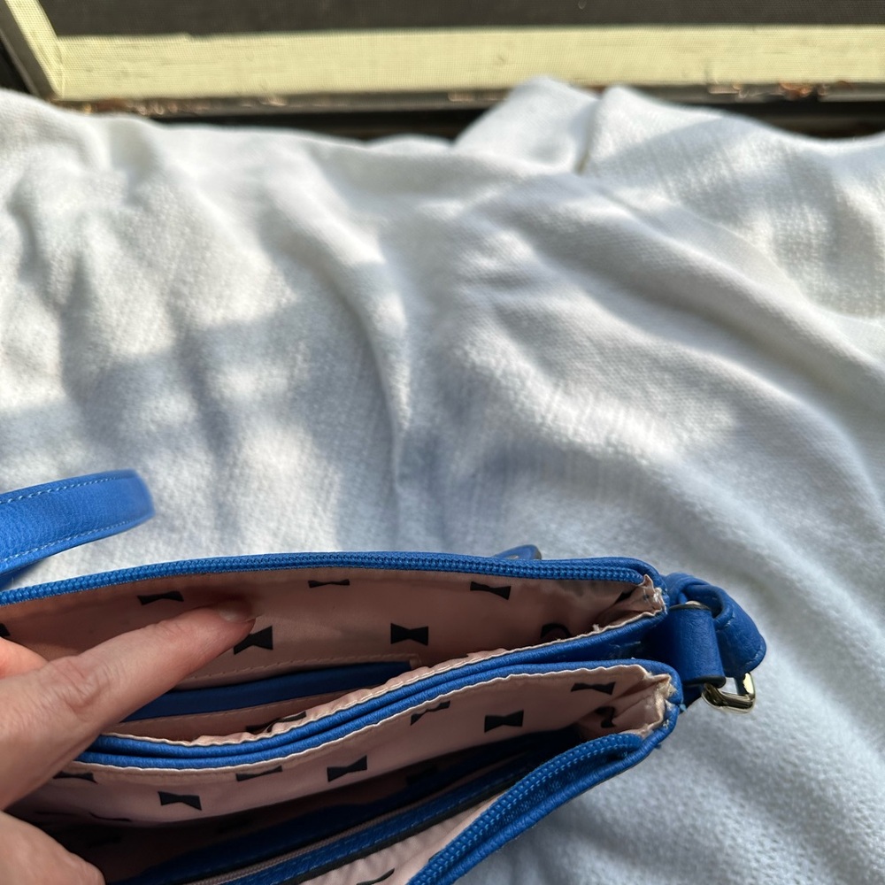 Blue purse for cross body or shoulder - Picture 3 of 6